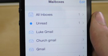 Unread Mail Folder in iOS